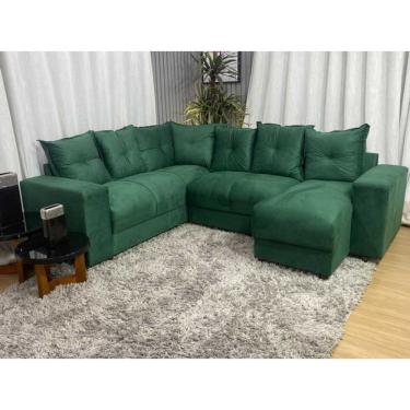 Imagem de Sofá de Canto C/ Chaise - Com 06 Lugares