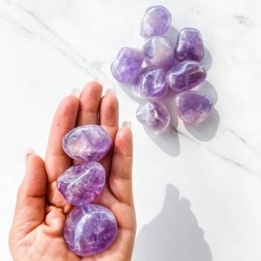 Imagem de Pedra Ametista Rolada 3 a 4cm Cristal natural - New Infinity