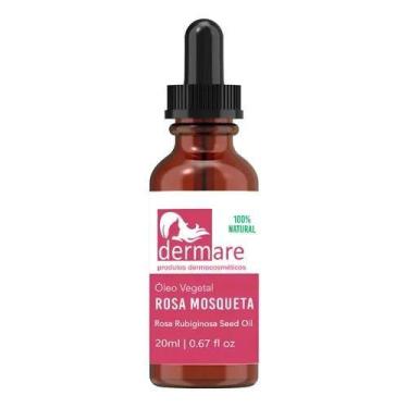 Imagem de Óleo Vegetal de Rosa Mosqueta Dermare  20ml 100% Natural