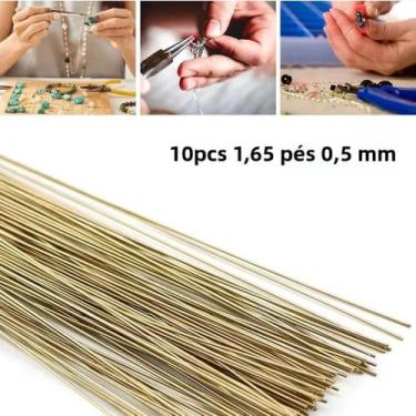 Imagem de Hastes De Solda De Prata 10 Peças 50cm 800 Graus Ponto De Fusão Para J