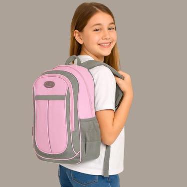 Imagem de Mochila Chenson Unissex Escolar Trabalho ou Viagem, Único, Rosa