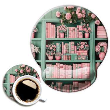 Imagem de Tapete de mouse Ergo Comfort Gel para descanso de pulso - Mouse pad ergonômico para escritório com suporte de pulso - antiderrapante, design de acessórios de mesa, tapete para decoração de casa e