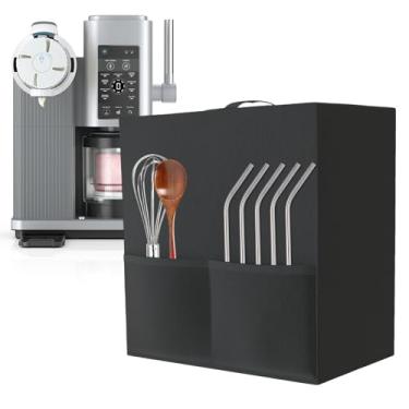 Imagem de SEAVERRS - Acessório para fazer sorvete e refrigerante para cafeteira Ninja NC701. A capa contra poeira da máquina de sorvete é feita de tecido Oxford 800D resistente ao calor, água e poeira
