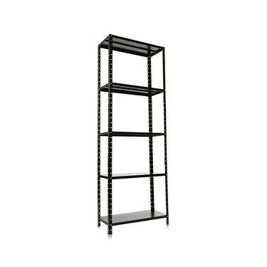 Imagem de Estante Aço Multiuso Preta 5 Prateleiras Reforçadas Até 30kg Cada Cor:Preto