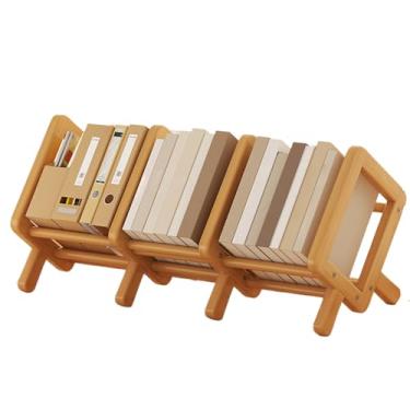 Imagem de Estante De Mesa Para Livros, Prateleira Retrátil De Para Organização, Organizador De Prateleiras Retrátil Em Decorativo Para Cantos Sala De Estar Quarto De Crianças