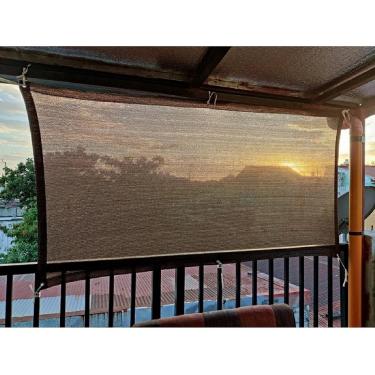 Imagem de Abrotain Tela De Privacidade Para Cerca, Proteção Solar Varanda, Tecido 6'6" X 13', 80% Tecido, Telas Pátio Externo, Painéis Malha, Cobertura Corrimão Apartamentos, Uv Quintal, Jardim, Deck