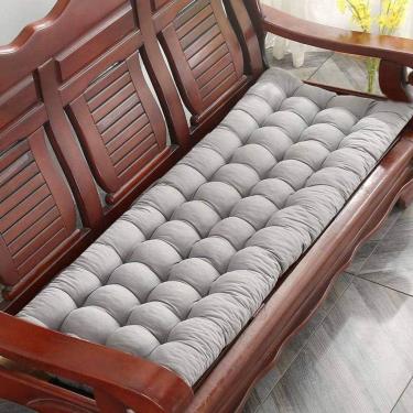 Imagem de Almofada De Banco Grossa, Assento De Banco Retangular Almofada Macia Para Cadeira De Balanço Chaise Swing Para Jardim Ao Ar Livre Para 2 3 Lugares