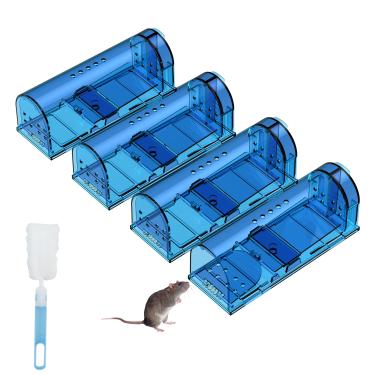 Imagem de lllteri Armadilhas Para Ratos, Captura E Soltura, Reutilizáveis, Fáceis De Instalar Seguras Animais Estimação, Não Matam Pequenos Roedores/Ratazanas/Hamsters/Toupeiras, Coletor Que Funciona Em Ambie