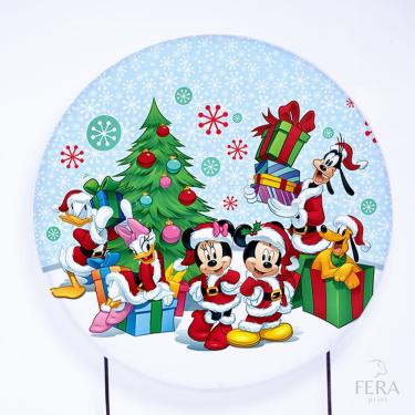 Imagem de Painel Decorativo para Festa 1,80x1,80 metros Vesti Fácil com Elástico Mickey e Minnie - Fera Print