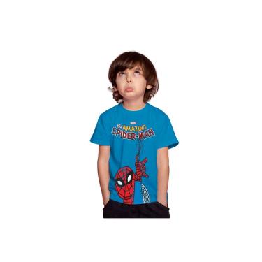 Imagem de Camiseta Infantil Marvel - Homem Aranha Teia