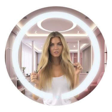 Imagem de Espelho Maquiagem 50cm Iluminado Led Touch Screen (6000L LUZ FRIA)