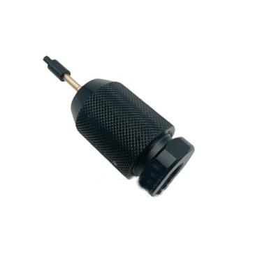 Imagem de BEIST OUTDOOR Rosca fêmea 3/8-24UNF com desconector de válvula de pino para adaptador de agulha de carregamento G1/2 para adaptador conversor de carregamento Paintball/Airsoft