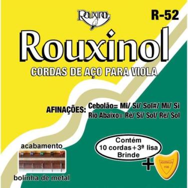 Imagem de Encordoamento para Viola Brasil - 10 Cordas com Bolinha - Rouxinol
