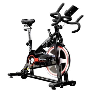 Imagem de Bicicleta Ergométrica Spinning Mecânica com Correia Silenciosa, Assento e guidão com múltiplas regulagens, 15 Níveis de Tensão e Flywheel 11kg – Uso Residencial