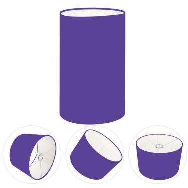 Imagem de Cúpula Abajur Cilíndrica Cp-8002 Ø13x30cm Roxo