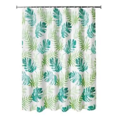 Imagem de Cortina De Banho Tropicalia 180X180 Cm - Just Home Collection
