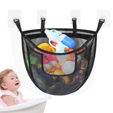 Imagem de Suporte de brinquedo de banho – Organizador de brinquedos de banho, cesta de malha para banheiro, cozinha, armário, natação, sala de estar, armário de crianças, dormitório, sala de brinquedos, casa e