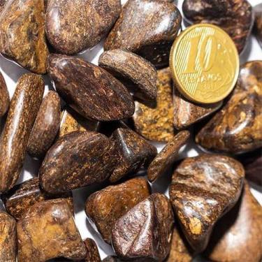 Imagem de 1 kg Bronzita Rolado Pedra Natural P 10 a 20mm Tipo B - Atacado