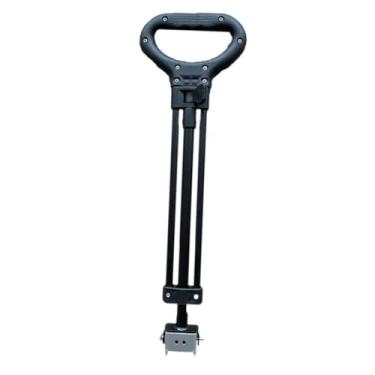 Imagem de Aymzbd Puxador de Carrinho de Vagão, Retrátil, Ajustável em Altura, Alça Dobrável para Carrinho de Vagão, Peça de Reposição para Trailer de Acampamento, Pesc