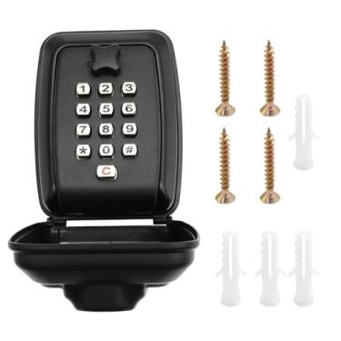 Imagem de Aynaxcol Caixa de bloqueio de chave segura, caixa de bloqueio de combinação de 9 dígitos de grande capacidade, cofre de segurança à prova de intempéries, ideal para residências, escritórios