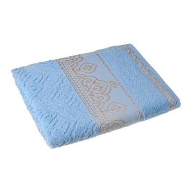 Imagem de Toalha de Banho Gigante Cavhome Avulsa 100% Algodão Barroca, Blue Sky 