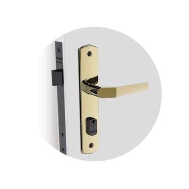 Imagem de Fechadura Externa Pop Oxidado Soprano - Linha Popline - Broca 40