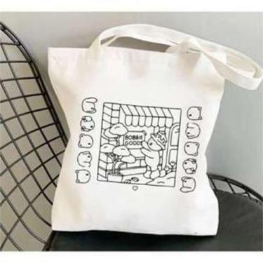 Imagem de Bolsa EcoBag 100 Algodao Cru Bob - Kyros, Algodao cru