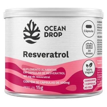 Imagem de Resveratrol 500Mg 30 Capsulas Ocean Drop Sabor:Natural