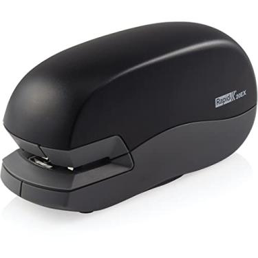 Imagem de Grampeador elétrico pessoal Rapid 20EX, capacidade de 20 folhas, preto (73126)