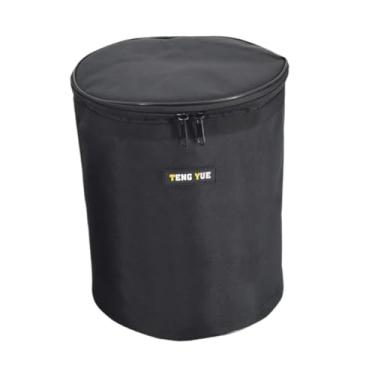 Imagem de oshhni Bolsa para guidão de bicicleta, cesto para bicicleta, alforje para guidão de bicicleta, acessórios grandes à prova d'água, bolsa frontal para, L