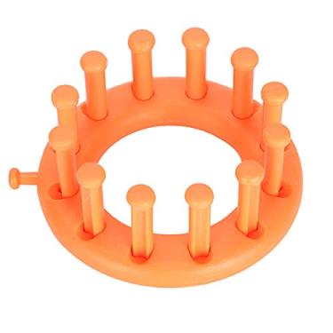 Imagem de AYNEFY Conjunto de tricô Redondo de Plástico para Crianças Pequenas Máquina de Tecelagem Com Agulha de crochê, Aumenta a Confiança e a Paciência Em Crianças, Versáteis para Texturas Diferentes, Uso Doméstico