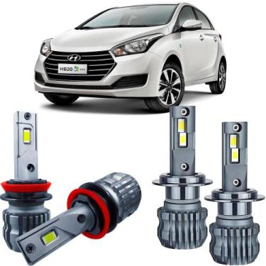 Imagem de Kit Ultra Led Slim 6000k HB20 2012 a 2019 - RayX