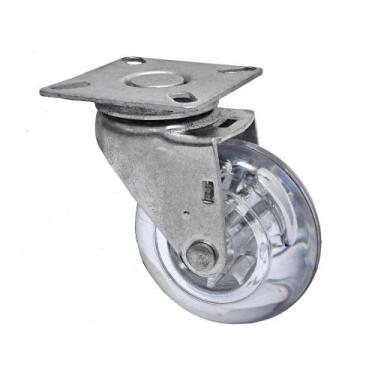 Imagem de Rodízio Giratório Gel 2 Pol Anti Risco Com Base 42x42mm 40 Kg - 1 Uni 