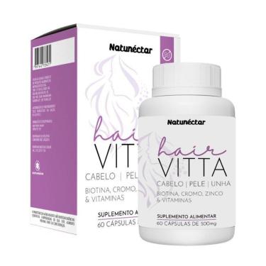 Imagem de Hair Vitta Cabelo Pele E Unha 500Mg - 60 Cápsulas-Unissex