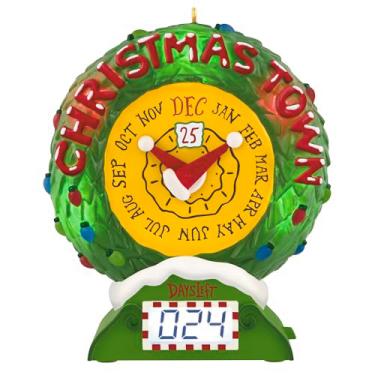 Imagem de Hallmark Keepsake Enfeite de Natal 2025, O Pesadelo Antes do Natal da Disney Tim Burton, contagem regressiva com luz, som e movimento, presentes para fãs da Disney