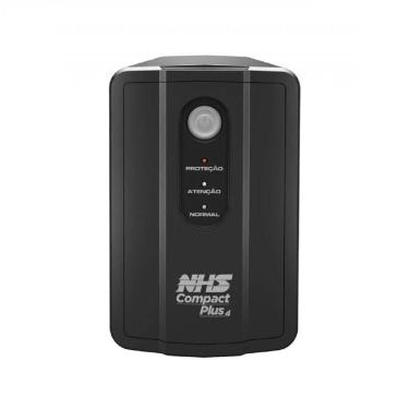 Imagem de Nobreak NHS Compact Plus 4 Senoidal, 1400VA, Entrada Bivolt, Saída 120V, com 2 Baterias