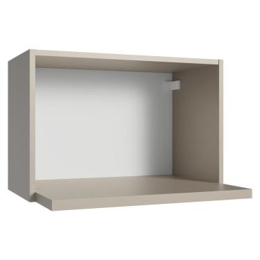 Imagem de Armário Aéreo 60 cm Nicho para Microondas/Forno Elétrico Crema Nice Madesa