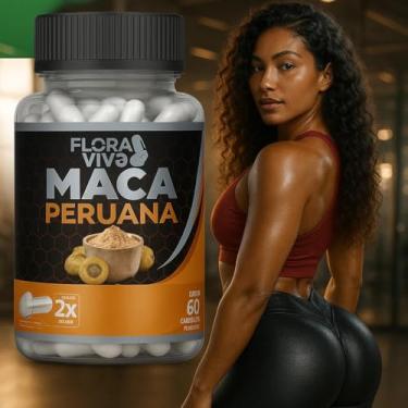 Imagem de Maca Peruana 500MG - 60 Unidades | Energia, Vitalidade e Bem-Estar Flora Viva