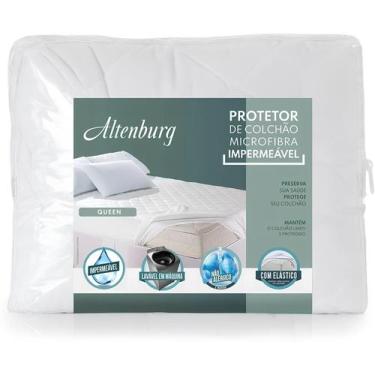 Imagem de Protetor de Colchão com Elástico Impermeável Altenburg Microfibra Bran