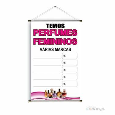 Imagem de Banner pronto Perfume BA 580 medida 45x70 cm arte pronta