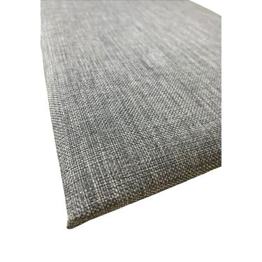 Imagem de Bloco Estofado Adesivo Não é Segredo Linho Cinza 40L x 30A