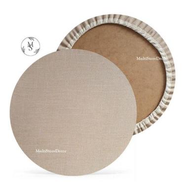 Imagem de KIT 06 Capa de Sousplat Mellange Vinho - 35 cm - Várias Cores e Estamp
