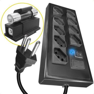 Imagem de Filtro de Linha Anti Chamas Com Chave On E Off Bivolt - Seller do Bras