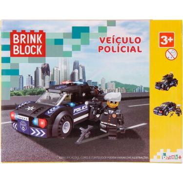 Imagem de Brink Block veículo Policial 2 em 1 170 Peças - brink+