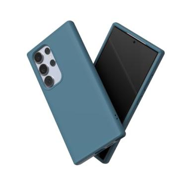 Imagem de RhinoShield Capa compatível com [Galaxy S24 Ultra] | SolidSuit - Capa protetora de design fino absorvente de choque com acabamento fosco premium 3,5 m/proteção contra quedas de 3,4 m - azul oceano