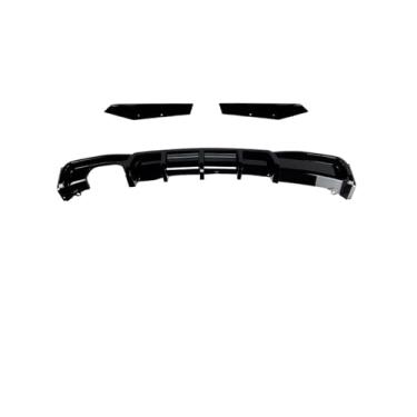Imagem de Aerofólio difusor para para-choque traseiro de carro com luz de freio compatível com BMW F30 MT MP 325i 330i 2013-2019(1 Side Dual Output)