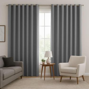 Imagem de Cortina Blackout De Tecido 4,00x2,50 Decoração com Proteção Solar - Ar