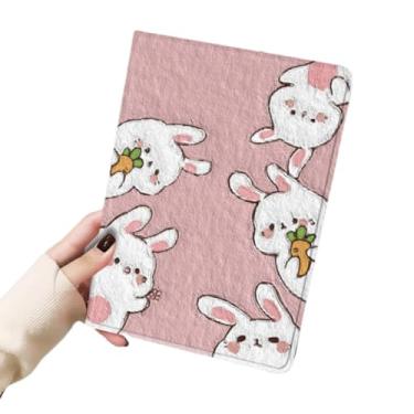 Imagem de GOOVEN Capa elegante para iPad mini 7ª geração A17 Pro/Mini6 (6ª geração), com suporte de caneta de couro PU TPU capa traseira fina à prova de choque com padrão fofo para mulheres estudantes, cor 8