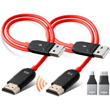 Imagem de Transmissor e receptor HDMI sem fio LXJADAP 1080P 60fps