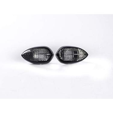 Imagem de Adequado para Yamaha 2009-2010 FZ6R; 2010 XJ6F FZ6RZ Diversion F; 2009-2010 FZ6R; Lente de lâmpada de seta indicadora de pisca-pisca (moke)